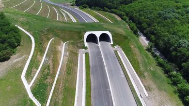 Ecoductele construite până acum pe autostrada Lugoj – Deva au fost o joacă de copii, pe lângă tunelurile de care e nevoie între Coşava şi Holdea, atât din punct de vedere tehnic, dar, mai ales, administrativ (în imagine – ecoductul de la Bretea Bureşană – foto Asociaţia Pro Infrastructură)